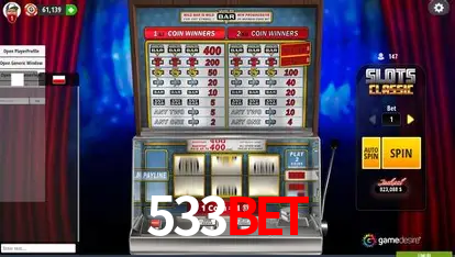 Descubra o Mundo do Cassino Online com 533Bet